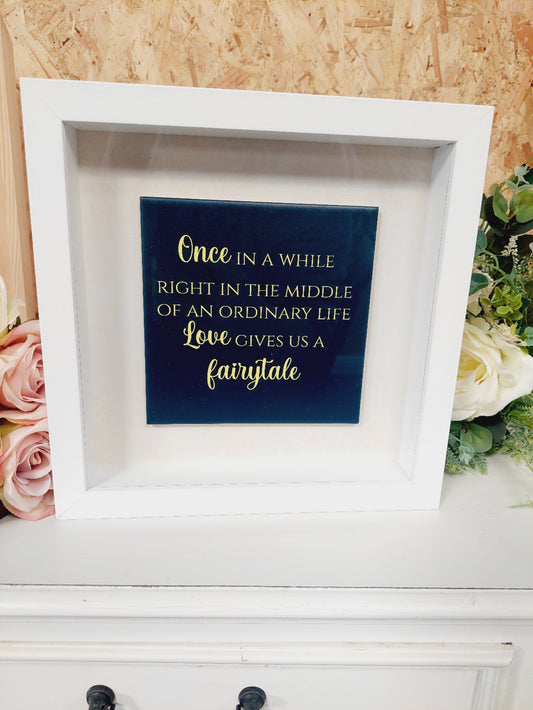 wedding frame...once in a while Love