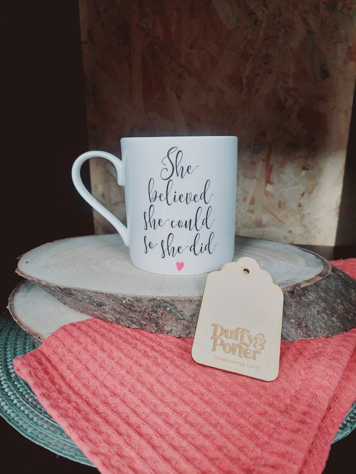 Mug - She believed she could