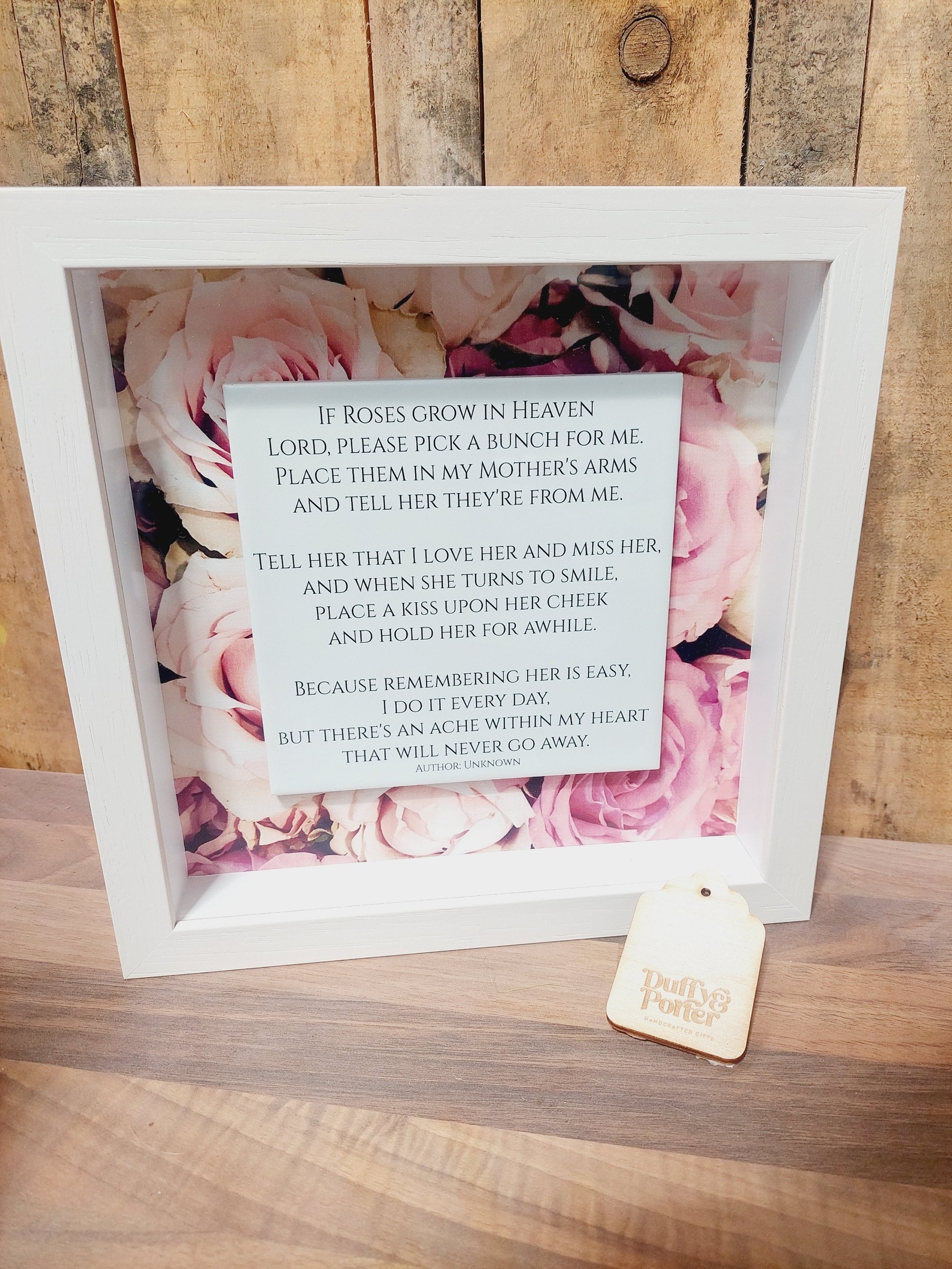 If roses grow in Heaven. Mother Frame