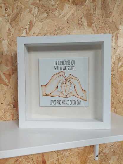 Loss of Baby - watercolour frame