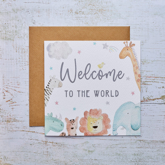 WELCOME TO THE WORLD CARD