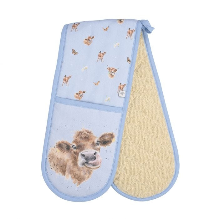 'FARMYARD FRIENDS' FARMYARD ANIMAL DOUBLE OVEN GLOVE