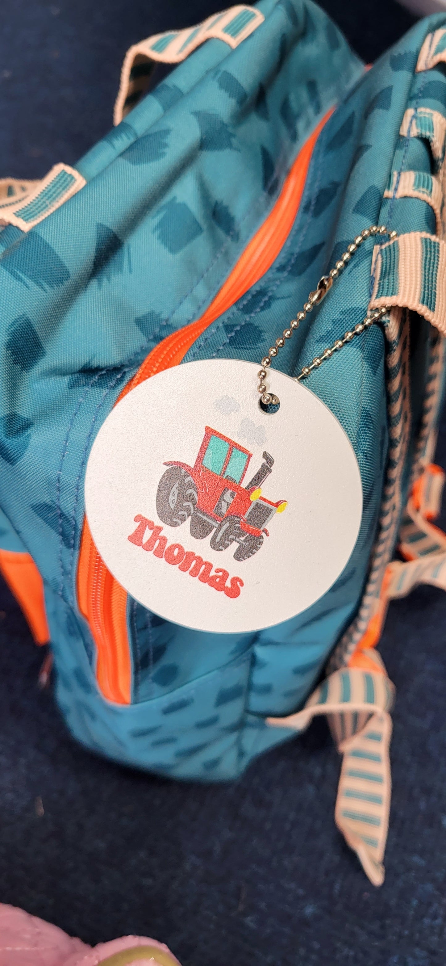 Personalised Bag Tag Tractor
