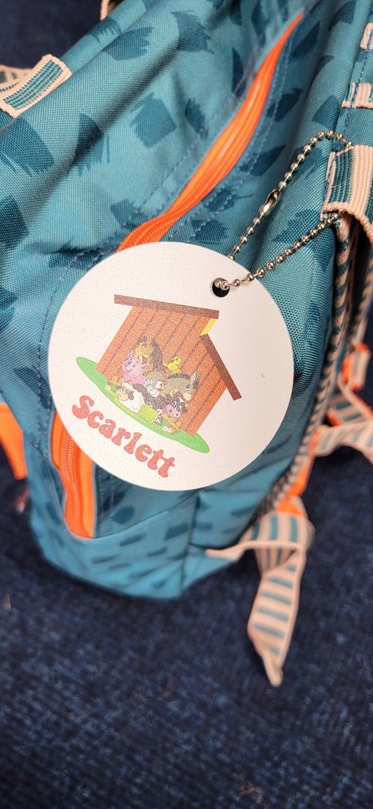 Personalised Bag Tag Farm