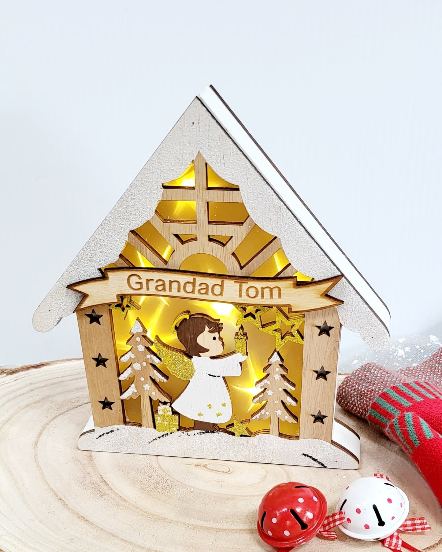 Angel House light up Christmas