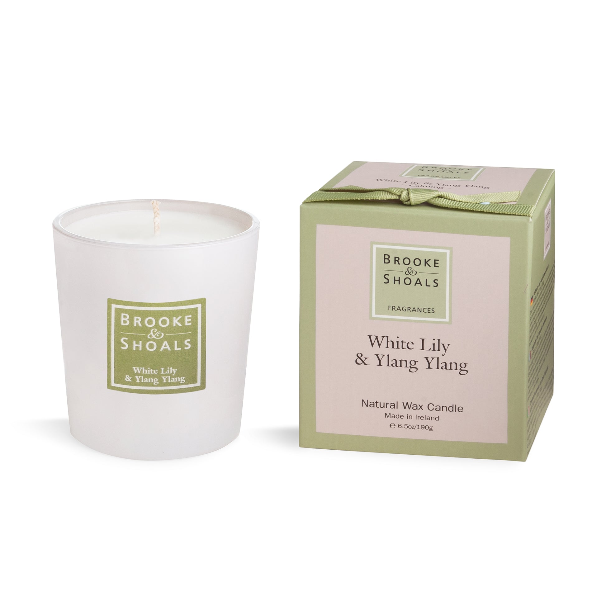B+S Regular size Candle - White Lily & Ylang Ylang