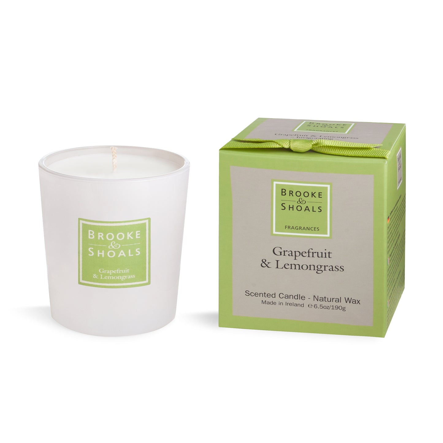 B+S Regular size Candle - Grapefruit & Lemongrass