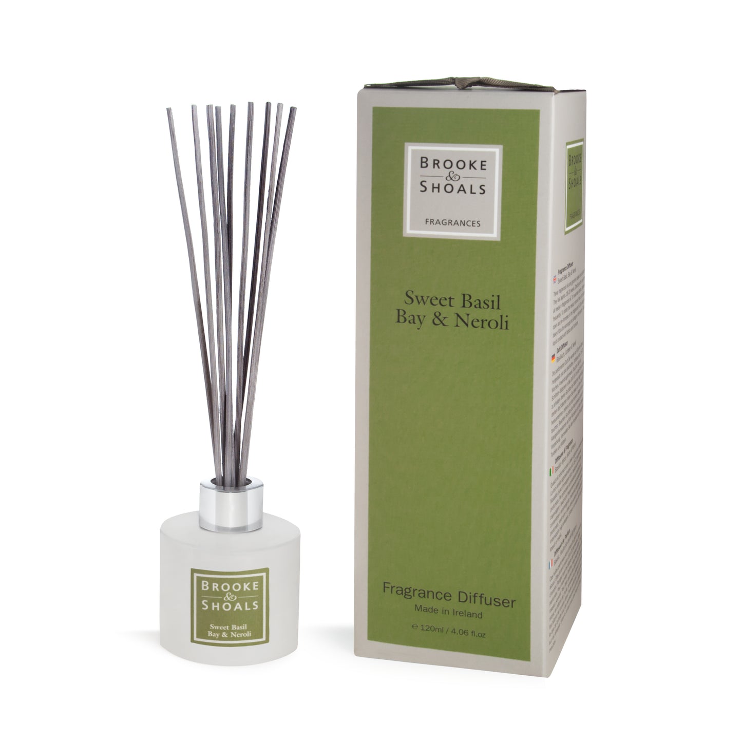 B+S Reed Diffuser - Sweet Basil Bay & Neroli