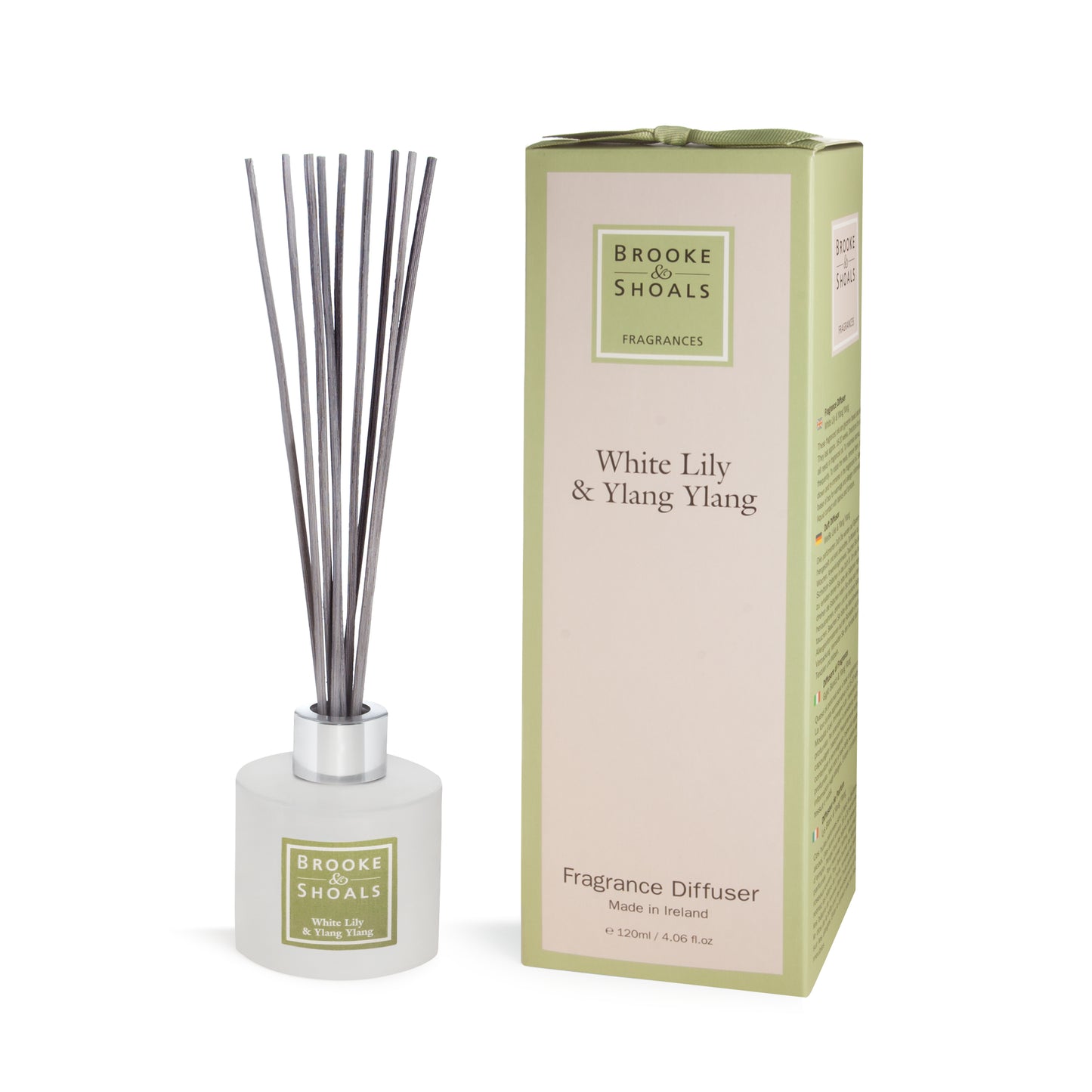 B+S Reed Diffuser - White Lily & Ylang Ylang