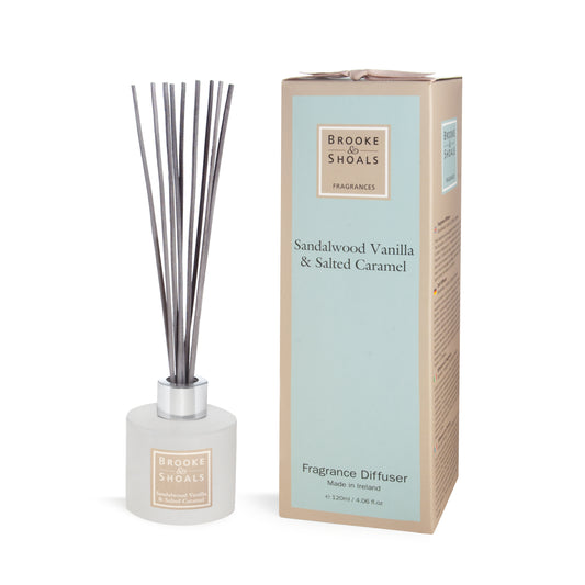 B+S Reed Diffuser - Sandalwood, Vanilla & Salted Caramel