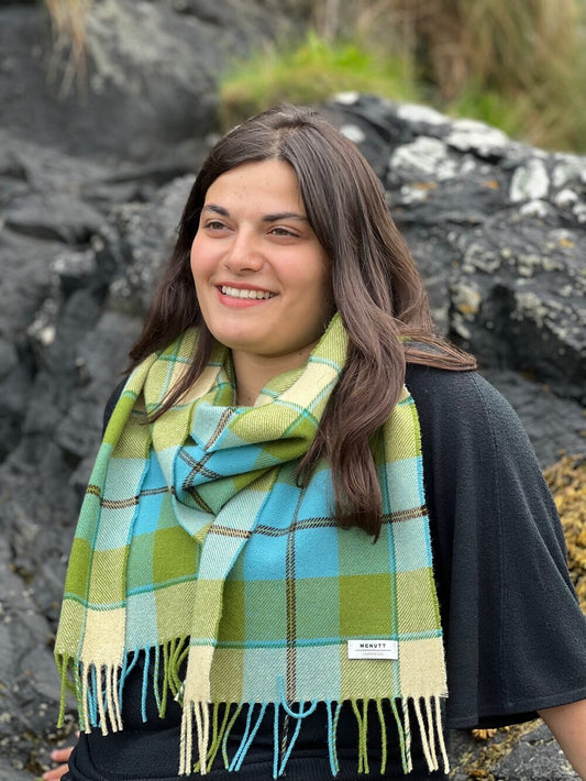 McNutt L/Wool Spring Plaid Scarf