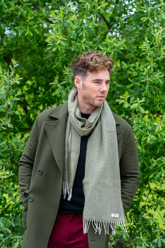 McNutt L/Wool Landscape Scarf