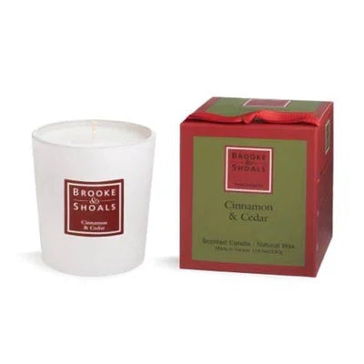 B+S Regular size Candle - CINNAMON & CEDAR