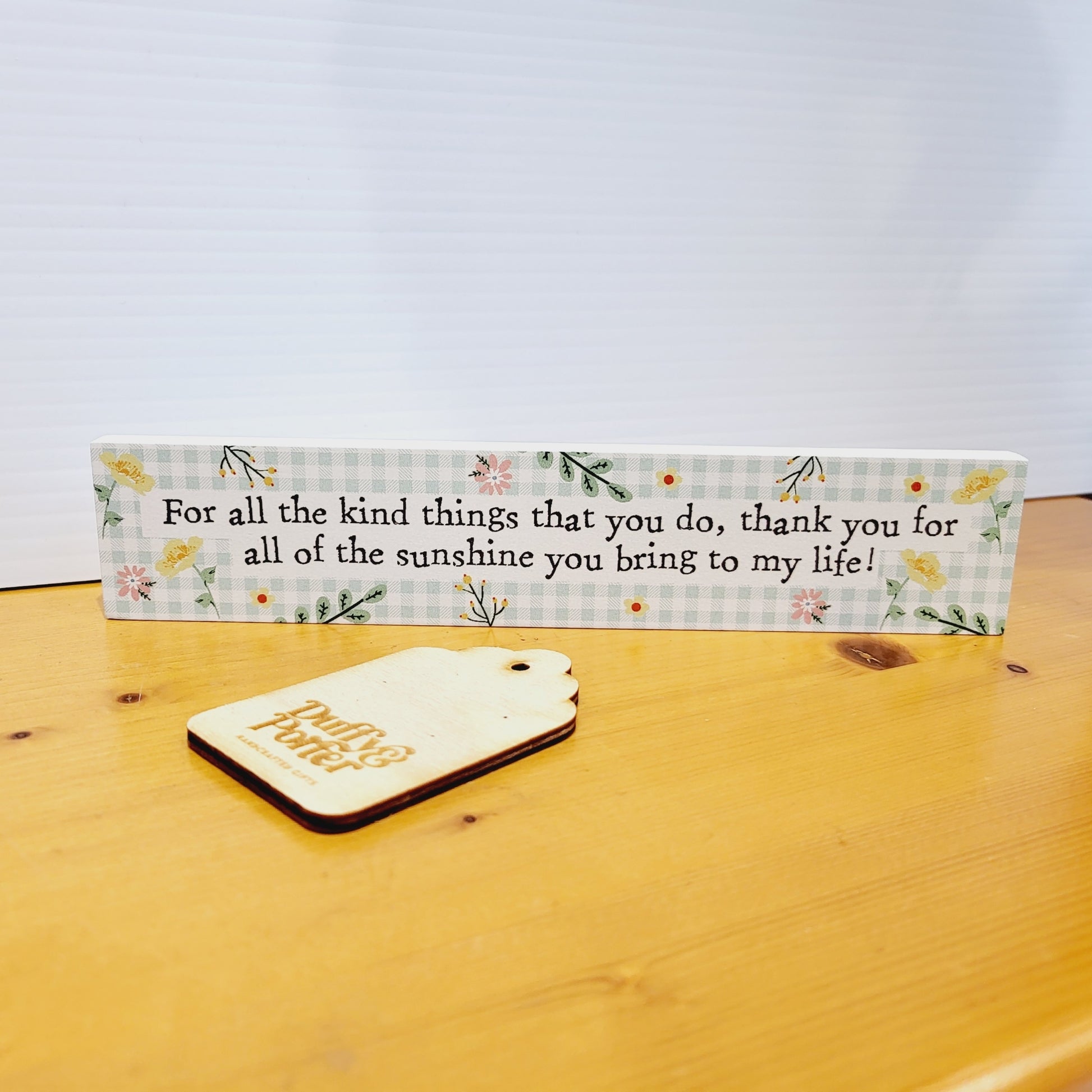 For all the kind things