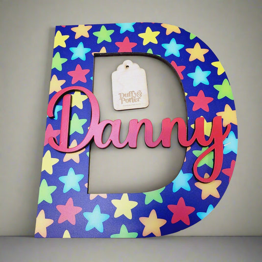 Star Theme Initial with Name