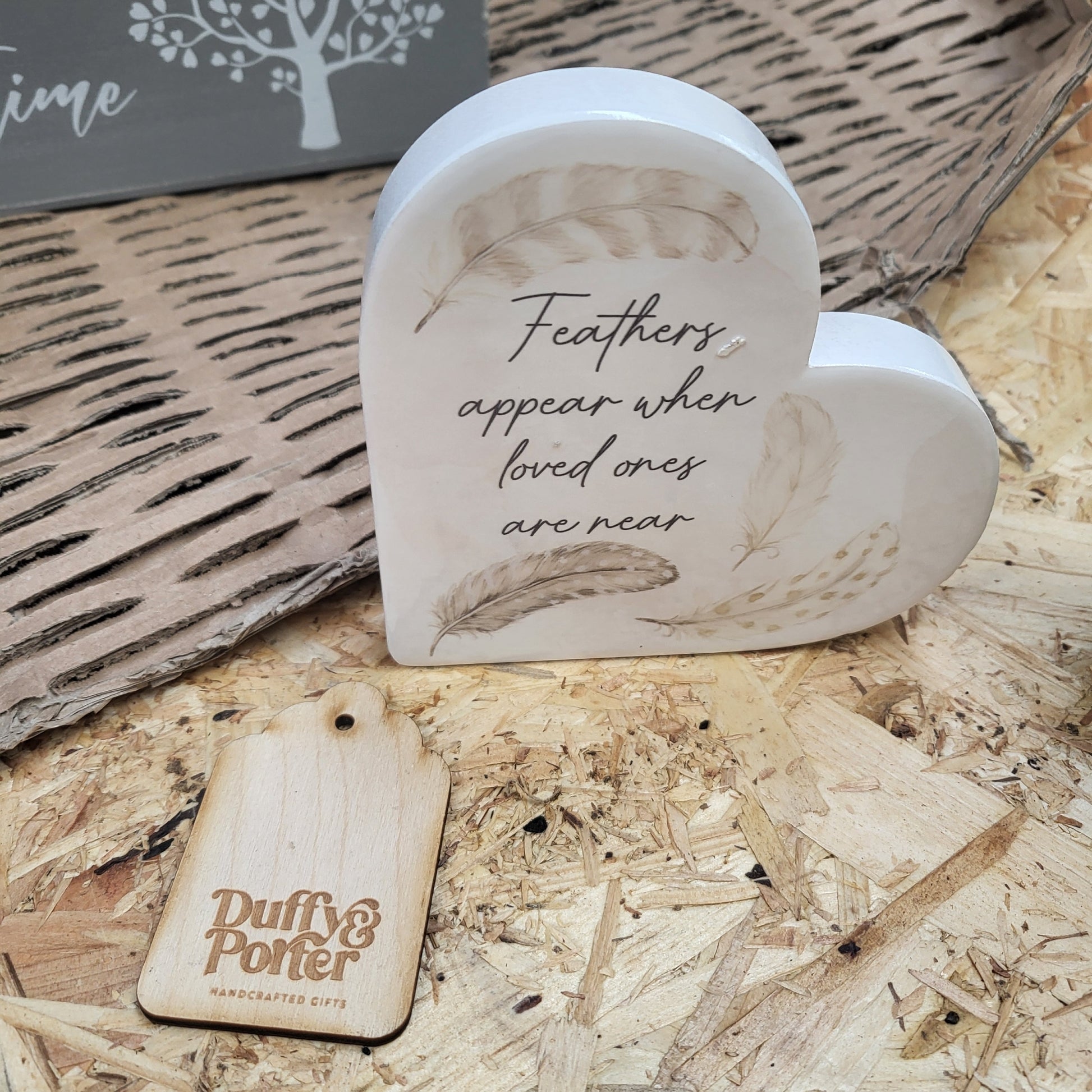 Feathers appear when loved ones are near