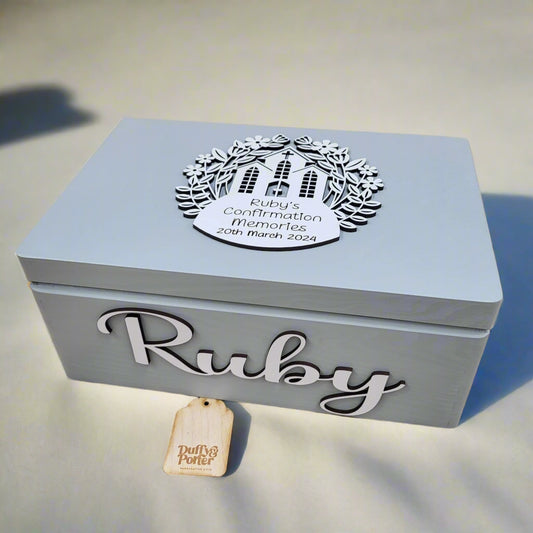 Keepsake Box Confirmation Wreath Style
