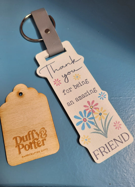 Keyring thank you for being a friend