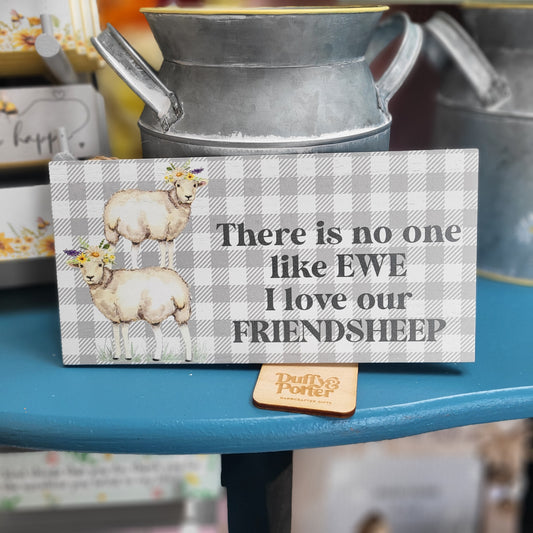 Friendsheep plaque