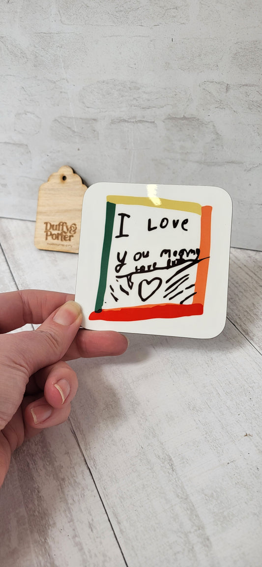 "Designed by them" Coaster