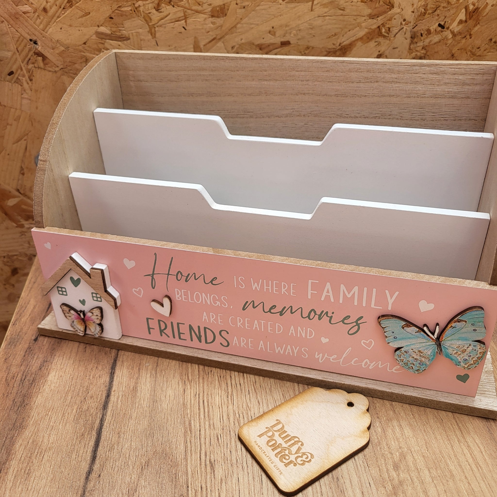 Home letter sorting box – Duffy and Porter