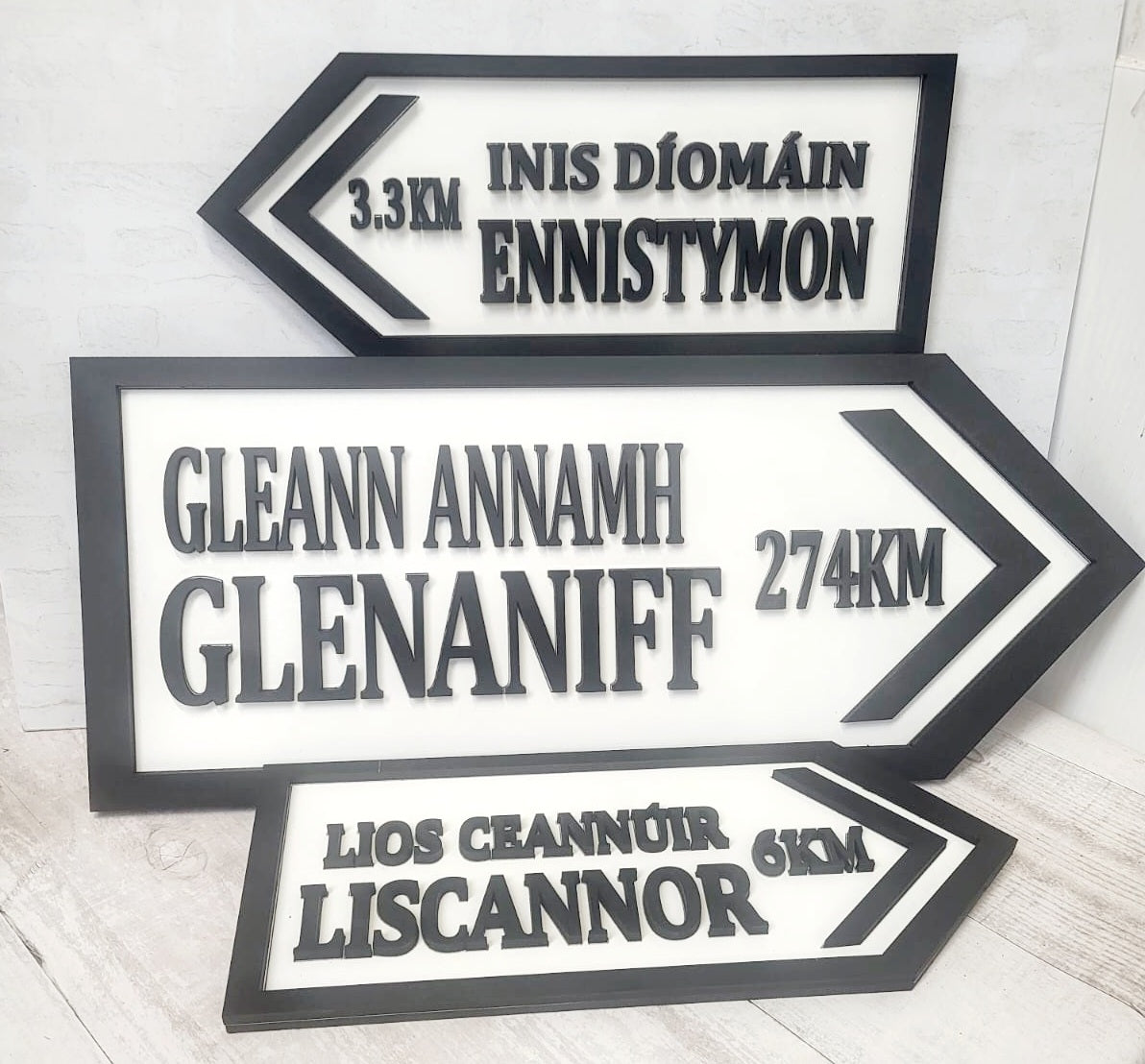 Irish Road sign customised