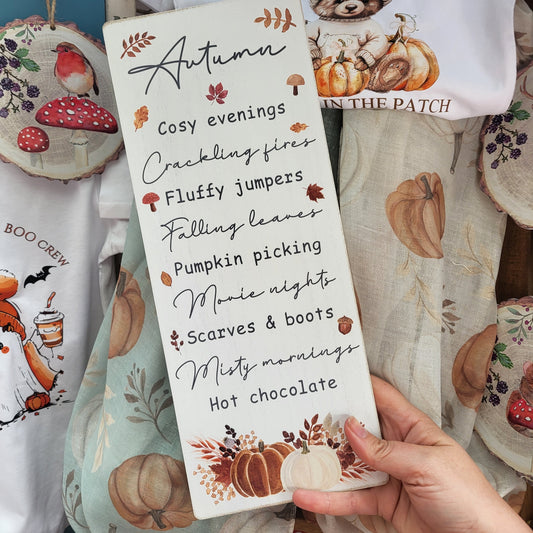 Autumn Vibes Plaque