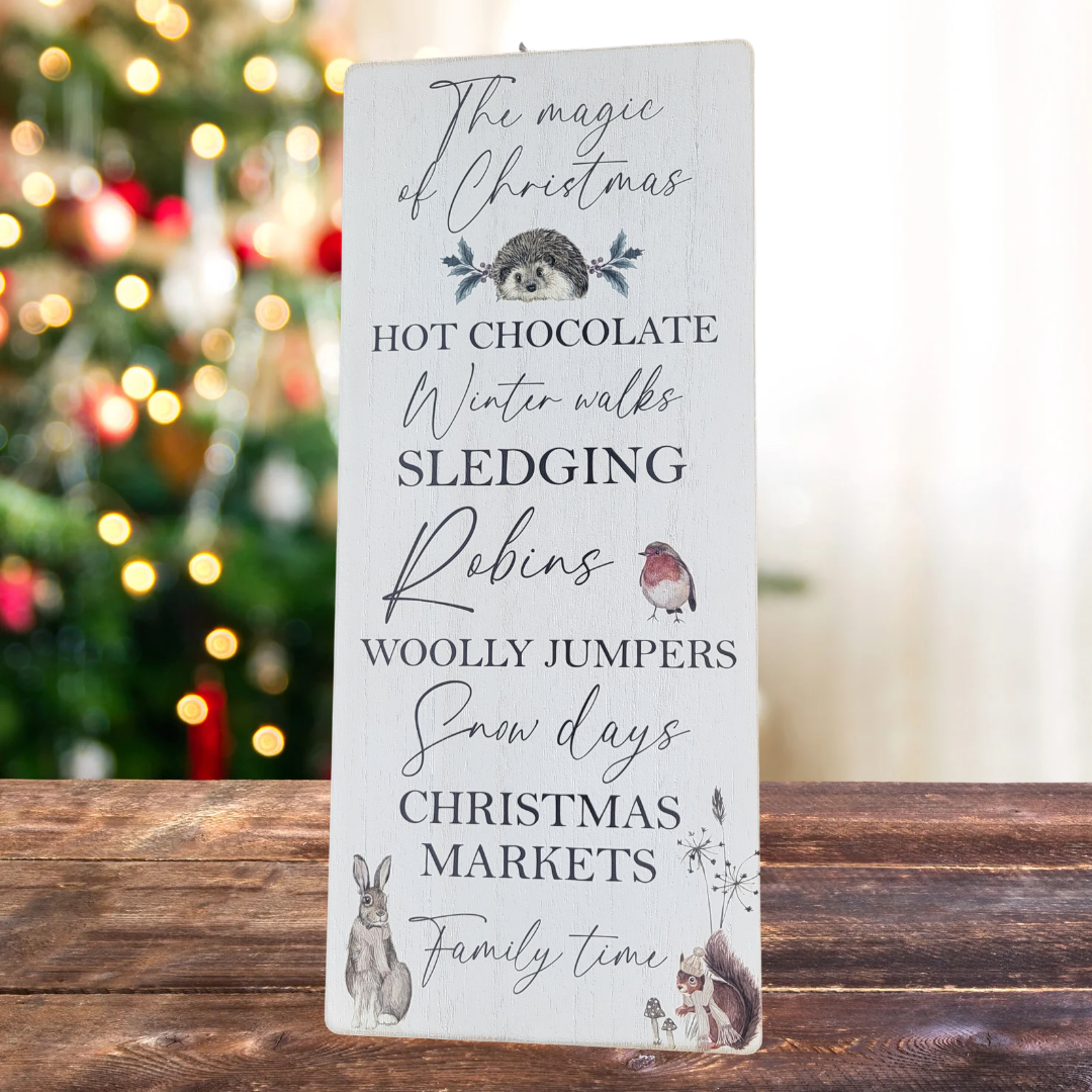 Christmas moments sign