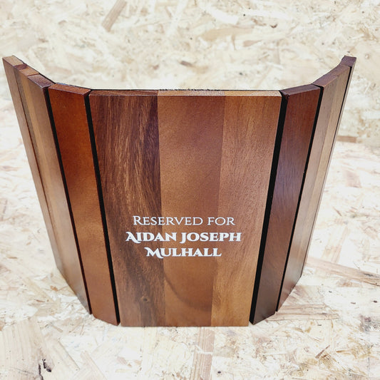 Personalised Acacia Wood Sofa Board