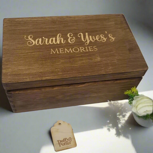 Keepsake Box Personalised Stained Engraved