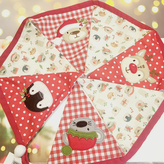Festive bunting Xmas cuties
