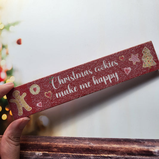 Mini block Christmas cookies