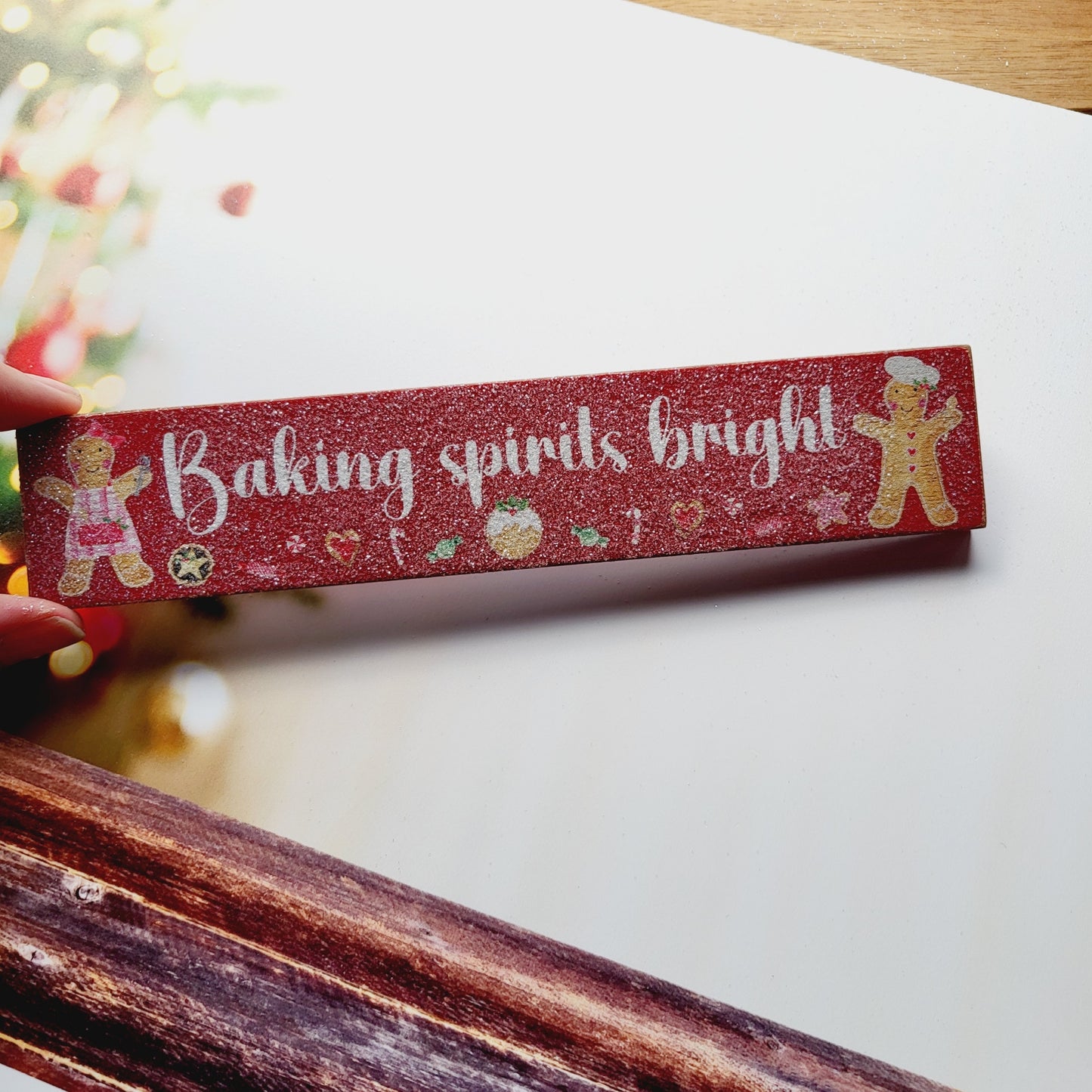 Mini block baking spirits bright