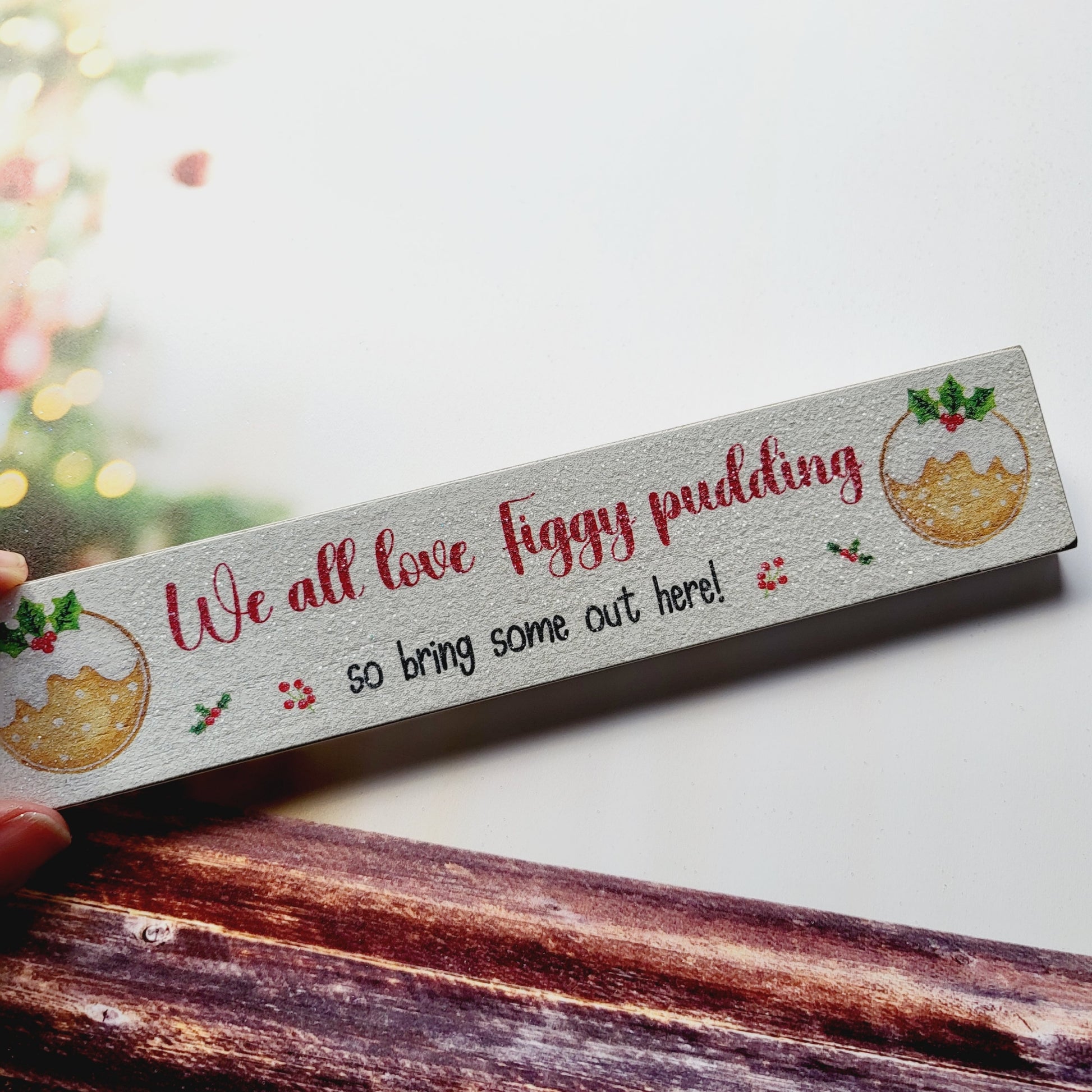 Mini block Figgy Pudding