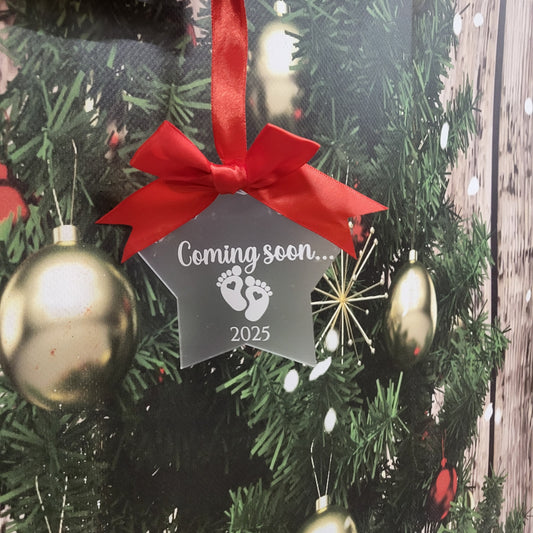 Coming soon Star decoration
