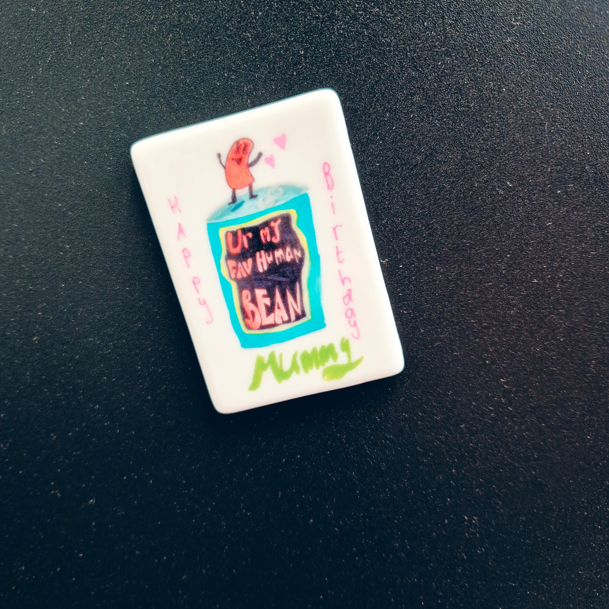 "Designed by them"  fridge magnet