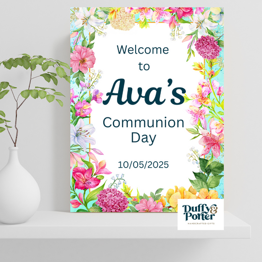 Summer Floral Occasion Sign
