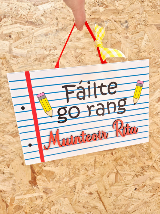 Fáilte Personalised Classroom