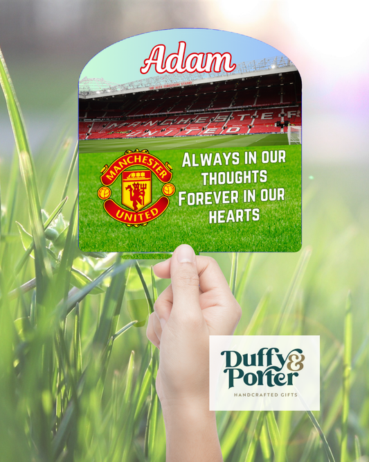 Personalised Photo Outdoor plant/Grave spike – Man United