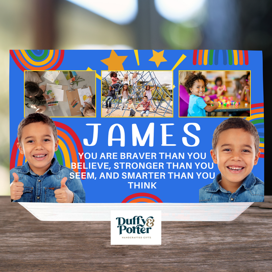 Handcrafted Personalised Treasure Box for Children – Where Memories Begin  ..with photos
