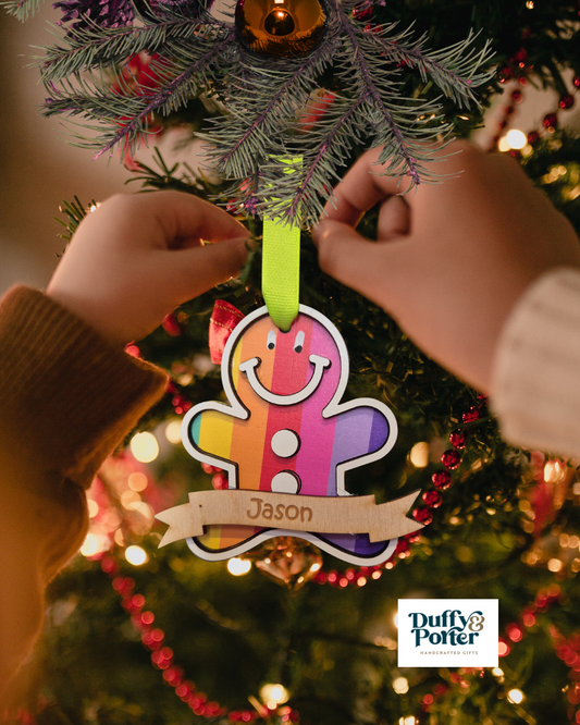 Personalised Gingerbread Christmas Decoration – Made in Bunclody