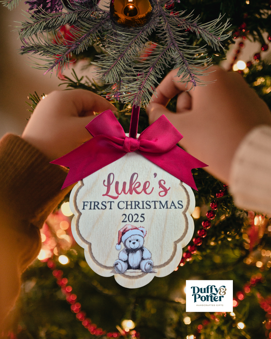 Baby’s first Christmas Decoration Birch