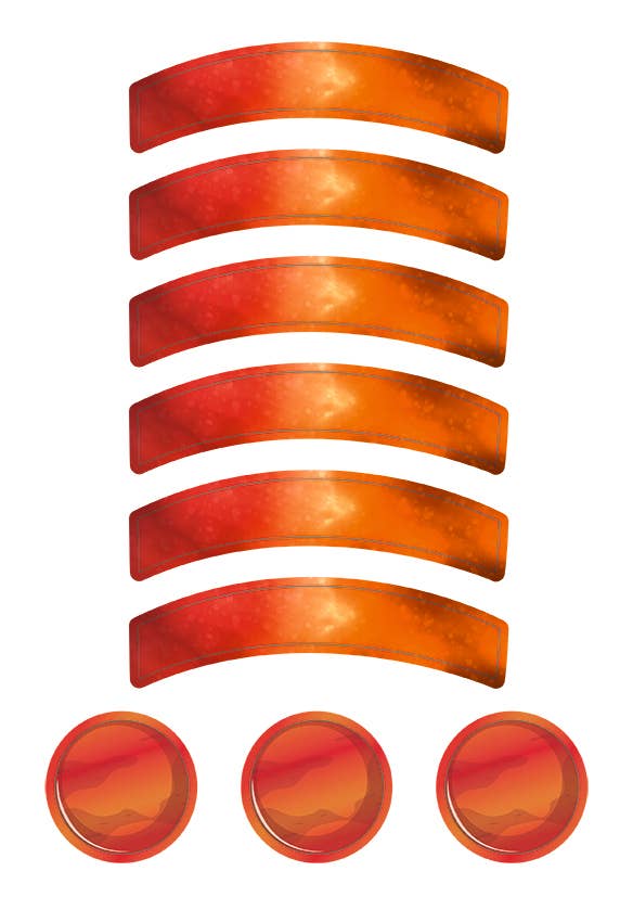 Spaceship decoration set