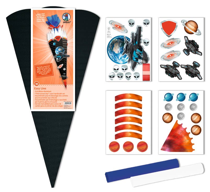 Easy Line “Spaceship” school bag craft kit