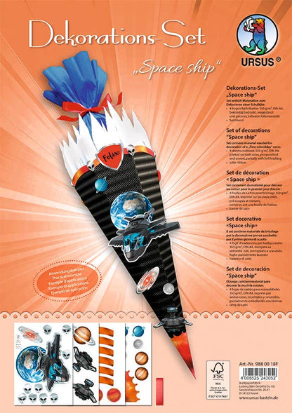 Spaceship decoration set