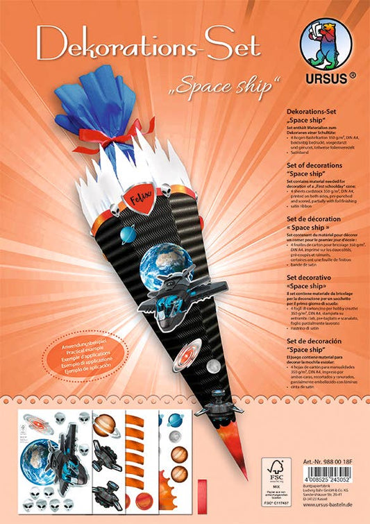 Spaceship decoration set