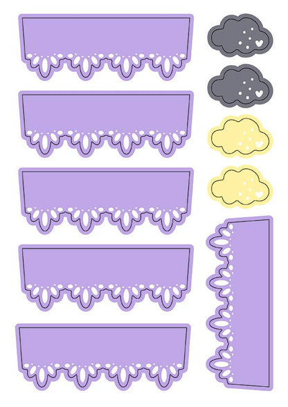 Rainbow decoration set