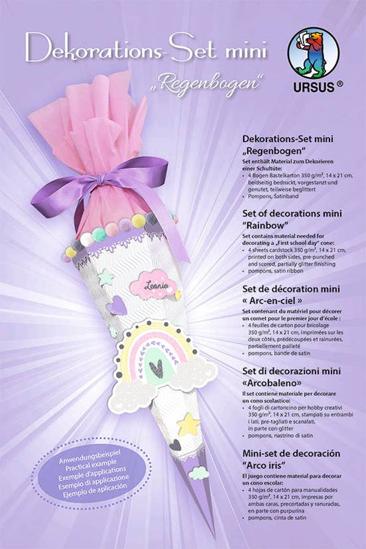 Mini “Rainbow” decoration set