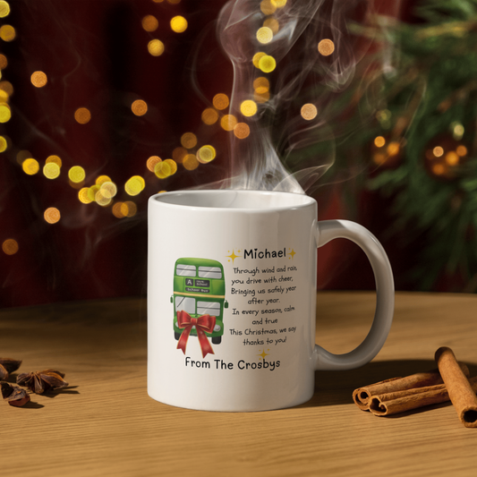 Personalised Bus Driver Mug