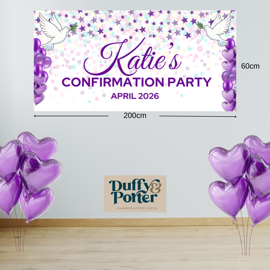 "Katie" Party Banner - Sustainable